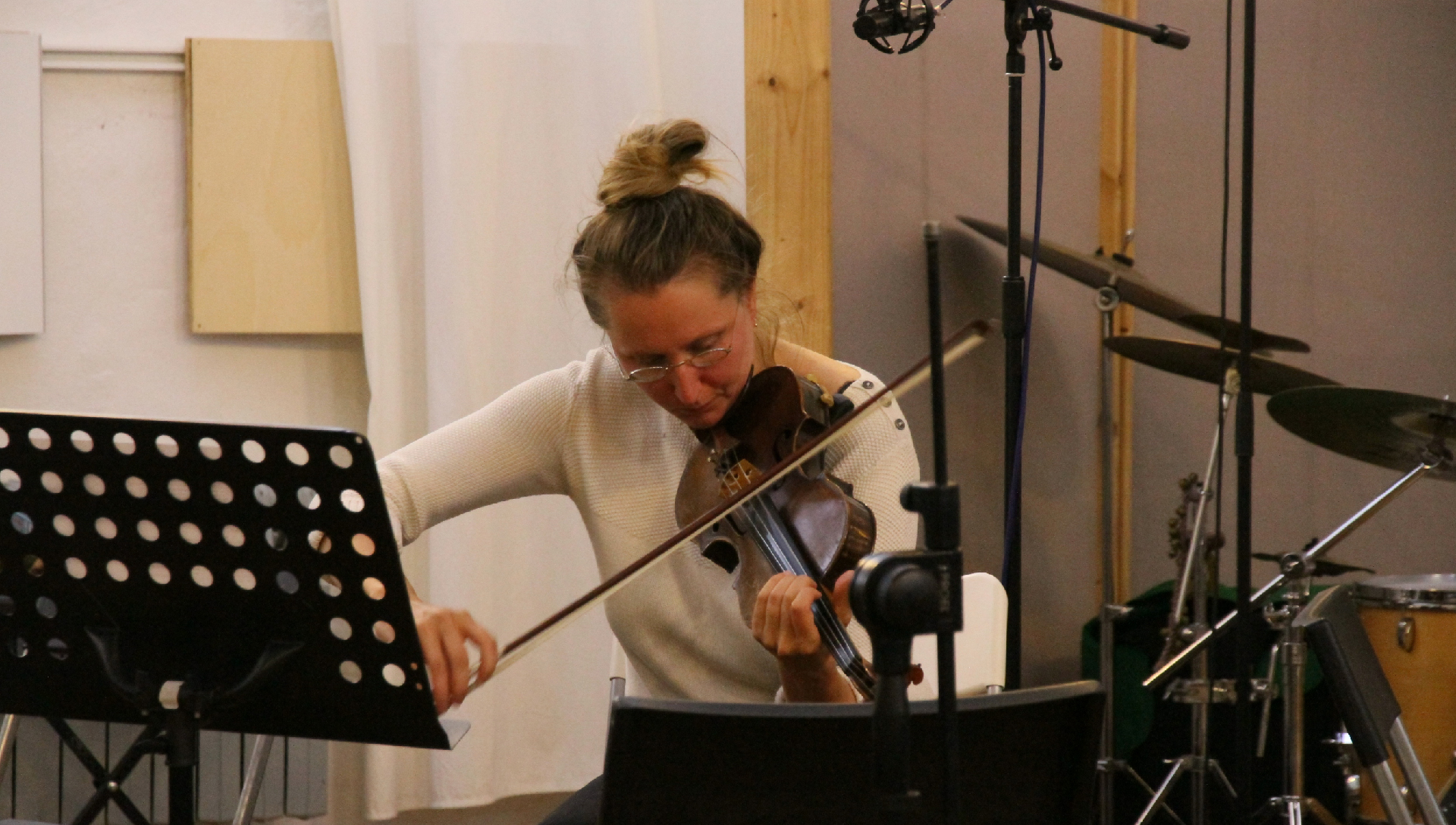 2019-07-08 Ame Zek's 'Unfinished sense of time' im Studio Börne45